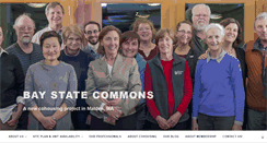 Desktop Screenshot of baystatecommons.org